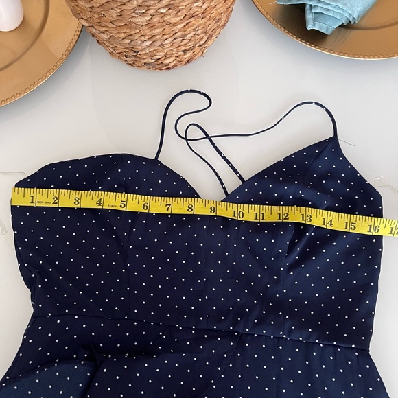 Row A Navy Polka Dot Dress - Picture 10 of 12